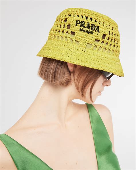 cappello rafia prada